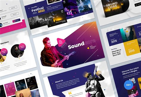 Music Band Keynote Presentation Template Graphue