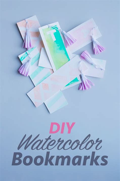 DIY Watercolor Bookmarks – Craft Box Girls