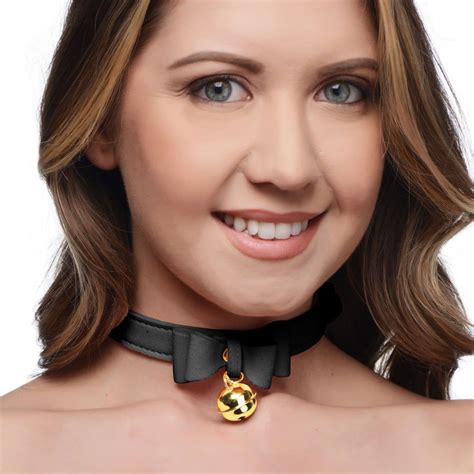 Kittys Black Bell Collar The Bdsm Toy Shop