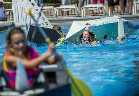 Cardboard Boat Race | Cardboard boat race, Cardboard boat, Boat race