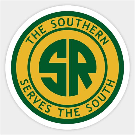 Southern Railway Vintage Logo - Southern Railway - Sticker | TeePublic