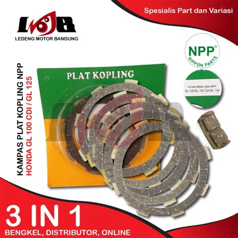 Original Npp Kampas Plat Kopling Gl Gl Cdi Gl Clutch Lembar