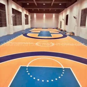 Basketball Playground Elasticity Vinyl PVC Sports Flooring Courts