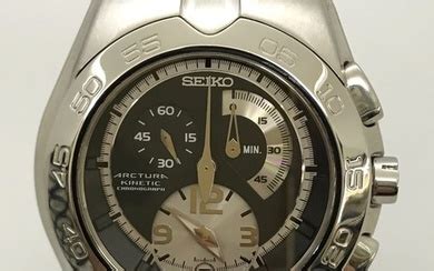 Seiko Arctura Kinetic Chronograph Gold 7L22 0AF0 Men 2000 2010