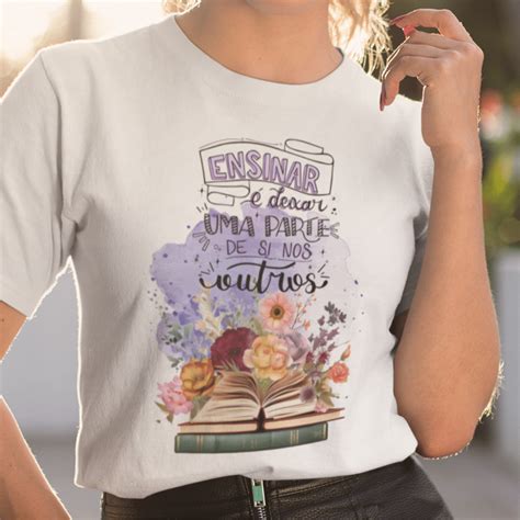 Estampas Professoras Livros Camisas Ana Melim Studio Art