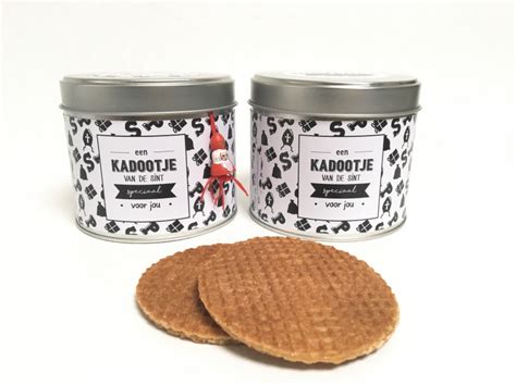 Wasblik Groot Stroopwafelblik Sint Kleur En Kado