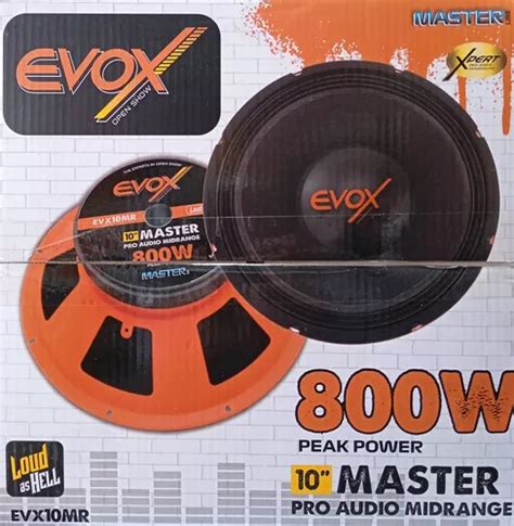 Par De Medios Rangos De 10 Evox Evx10mr 8 Ohms 400w