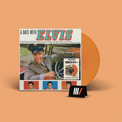 Elvis Presley A Date With Elvis Lp Orange