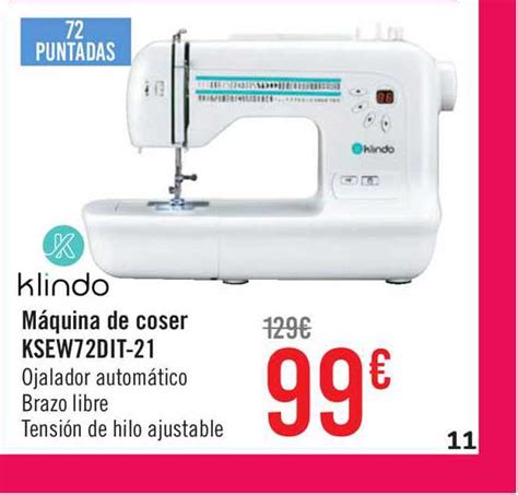 Sintético 104 Foto Máquina De Coser Klindo Ksew 72d 21 Opiniones El último