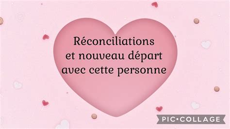 R Conciliations Et Nouveau D Part Avec Cette Personne Guidance