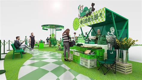 FastFoot 春日急急乐园 on Behance Event booth design Exhibition design