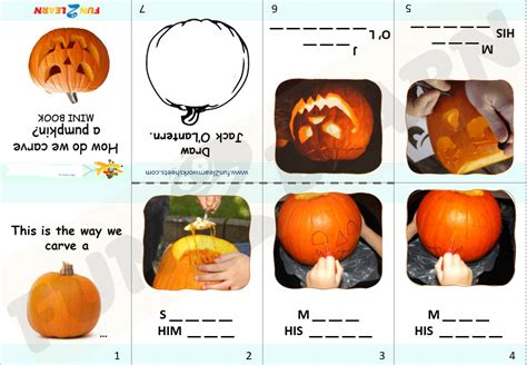 This Is The Way We Carve A Pumpkin Worksheet Fun2Learn