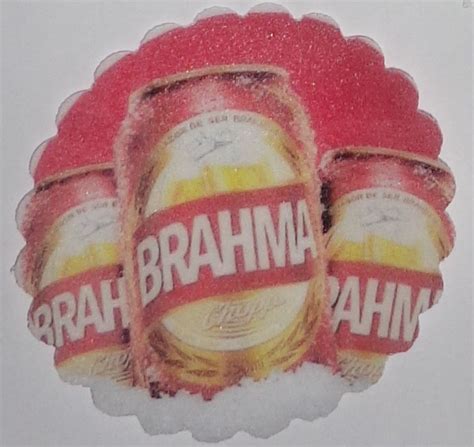 BRAHMA 001 MEDALHAO 5 CM 15 UNIDADES CORTADO PAPEL ARROZ ESPECIAL