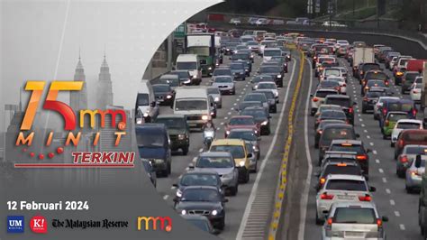 Aliran Trafik Di Beberapa Lebuh Raya Bergerak Perlahan Minit