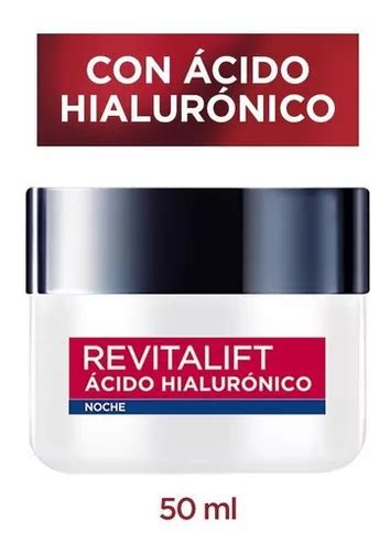 Creme facial noturno ácido hialurônico Loréal Paris Revitalift para