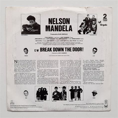 The Special Aka Nelson Mandela Vinyl Shop Cz