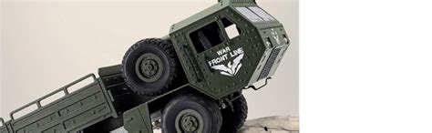 Efaso Q Rc Wd Milit R Lkw Armee Lkw Gel Ndewagen Rtr Wheel