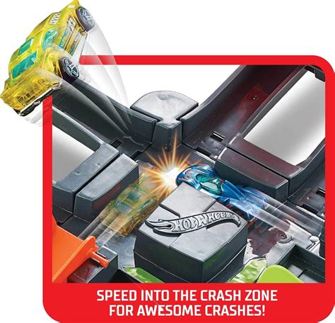 Buy Hot Wheels Colossal Crash Track Set Figure Track Set