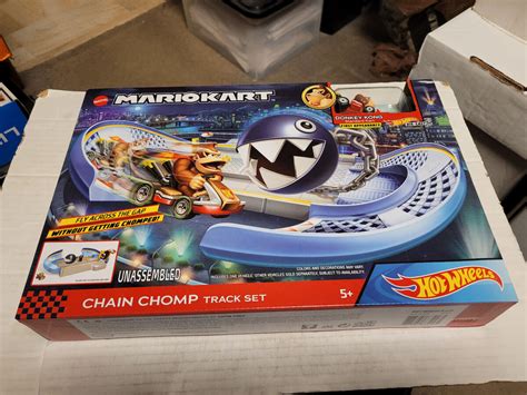 Mario Kart Chain Chomp Hot Wheels Mario Kart Chain Chomp Track Set