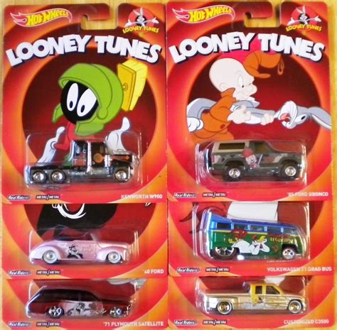Hot Wheels Looney Tunes Set Of Six