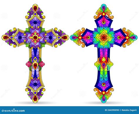 Set Of Christian Crosses Cartoon Vector CartoonDealer 81801371