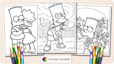 20 Bart Simpson Coloring Pages Free Pdf Printables