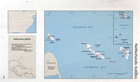 Map Of Netherlands Antilles Western Hemisphere Maps Of The