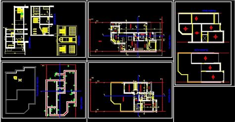 Single Housing 2 Levels DWG Block For AutoCAD Designs CAD