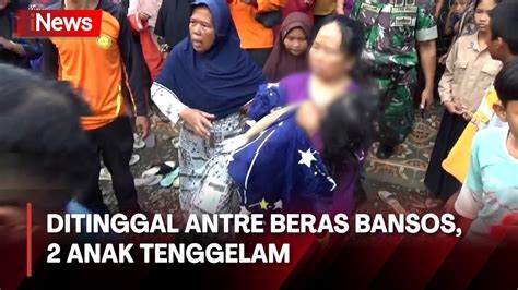 Ditinggal Ambil Bansos 2 Anak Tenggelam Di Sungai Sragi Pekalongan 1