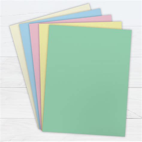 PrintWorks Pastel Cardstock For Craft Projects Paris Corporation