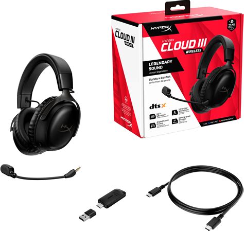 HyperX Cloud III Wireless Gaming Headset for PC, PS5, PS4, and Nintendo ...