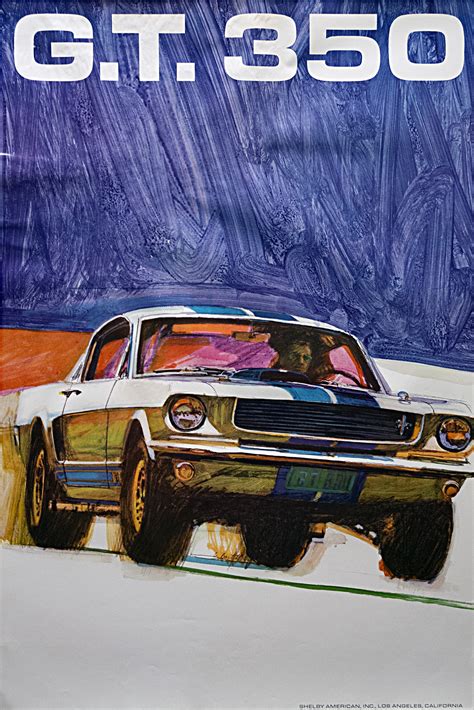 Shelby Gt 350 Mustang Poster