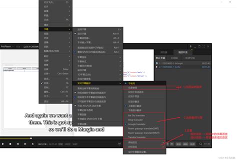 如何让纯英文字幕的视屏 实时翻译potplayer字幕翻译 用不了 Csdn博客