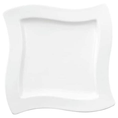 Villeroy Boch New Wave White Porcelain Square Salad Plate 1025252647