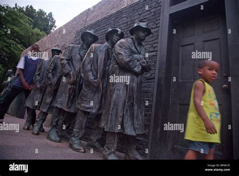 The Franklin Delano Roosevelt Fdr Memorial In Washington Dc Houses A