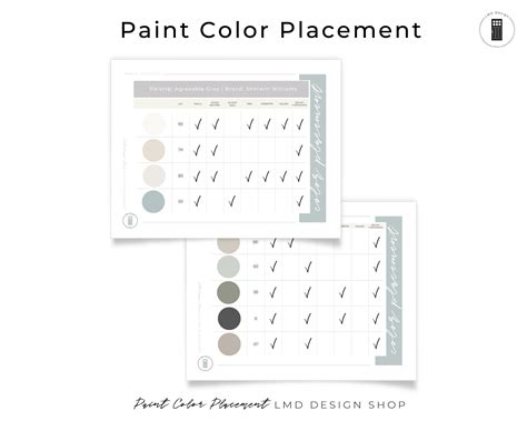 Gray Valspar Paint Color Palette Interior Paint Colors for Home - Etsy