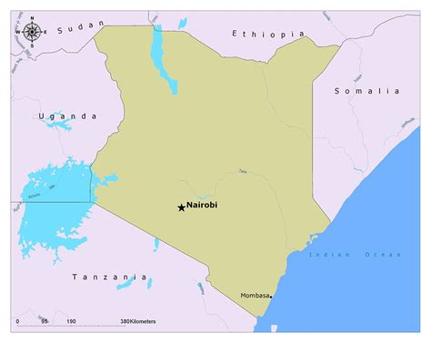 What is the Capital of Kenya? | Mappr