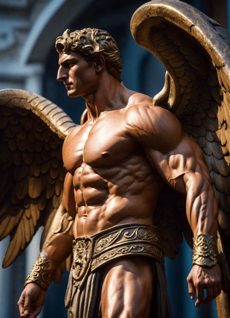 Lexica Evgeniy Prigozhin As Greek Statue Of Demon With Wings And Very