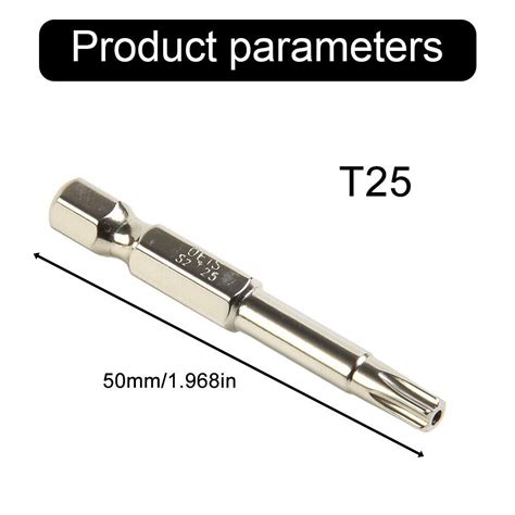 Consistent Torx Screwdriver Bit Hex Shank T40 Tool For Precise Screw