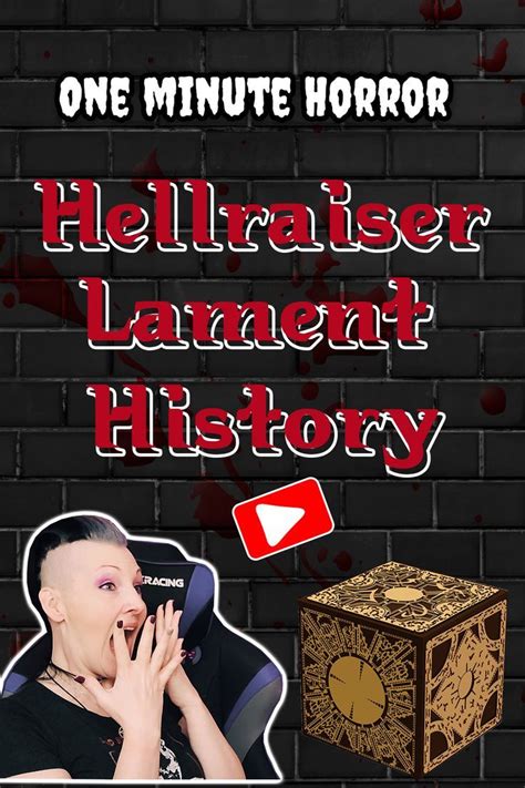 Learn about the Lament Configuration Box from the film Hellraiser. This is a One Minute video ...