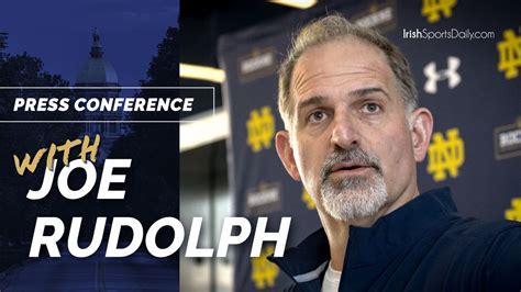 Video Notre Dame Ol Coach Joe Rudolph Post Practice Irish