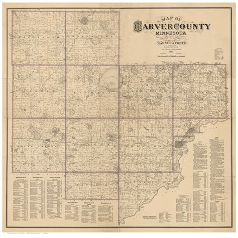 Starke County Indiana 1898 Old Wall Map Reprint With Homeowner Names