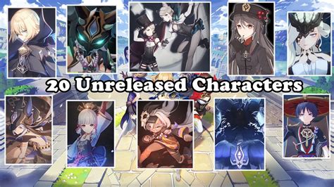 Genshin Impact 1 3 1 4 1 5 20 Unreleased Characters Upcoming