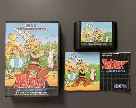 ASTÉRIX THE GREAT Rescue Sega Mega Drive MegaDrive PAL Complet