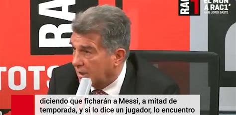 Laporta No se puede permitir que el PSG falte el respeto al Barça