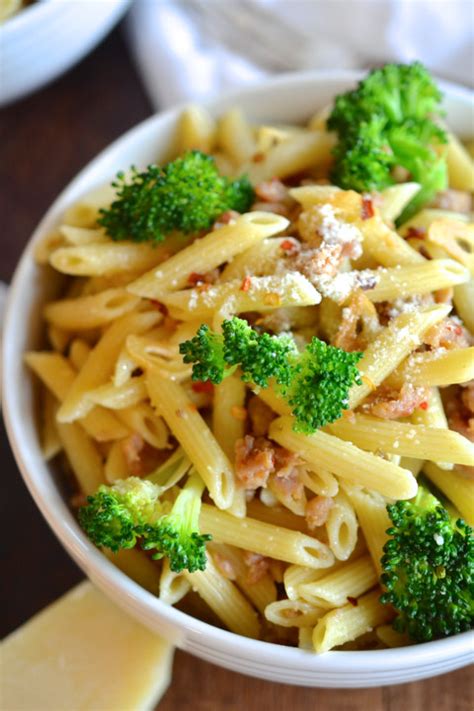 Penne with Sausage & Broccoli | Ciao Chow Bambina