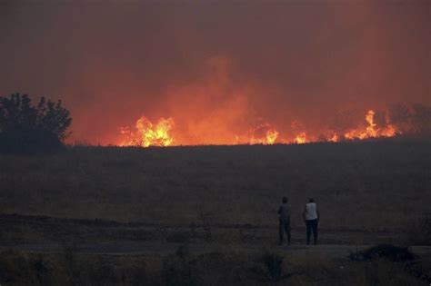 More Villages Evacuated as Large Wildfire in Northern Greece Rages for ...