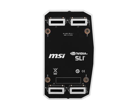 Msi Sli Hb L Silver High Bandwidth Way Sli Bridge Wootware