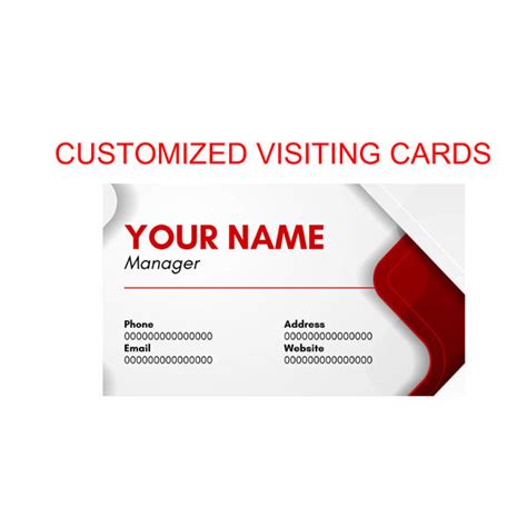 Pack Of 1000 Customized Visiting Cards Darazpk