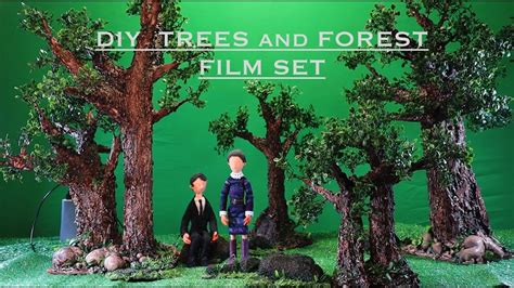 Diy Trees And Forest Set For Stop Motion Animation Films Youtube